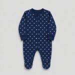 Blue Star Pattern Rompers